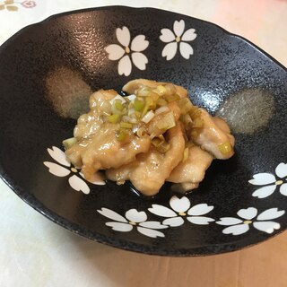 鶏むね肉のポン酢で簡単油淋鶏風味